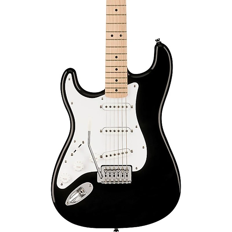 Squier Sonic Stratocaster Maple Fingerboard Left-Handed Electric Guitar - Black