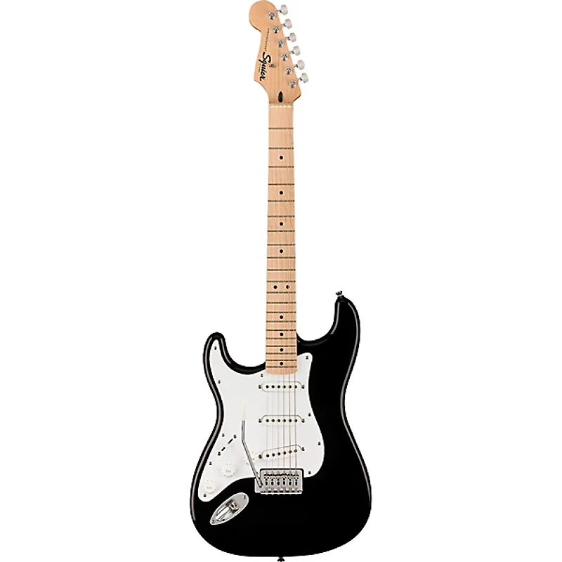 Squier Sonic Stratocaster Maple Fingerboard Left-Handed Electric Guitar - Black