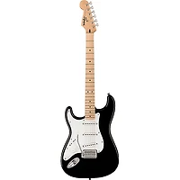 Squier Sonic Stratocaster Maple Fingerboard Left-Handed Electric Guitar - Black