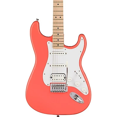 Squier Sonic Stratocaster HSS Maple Fingerboard Electric Guitar - Tahitian Coral