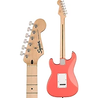Squier Sonic Stratocaster HSS Maple Fingerboard Electric Guitar - Tahitian Coral