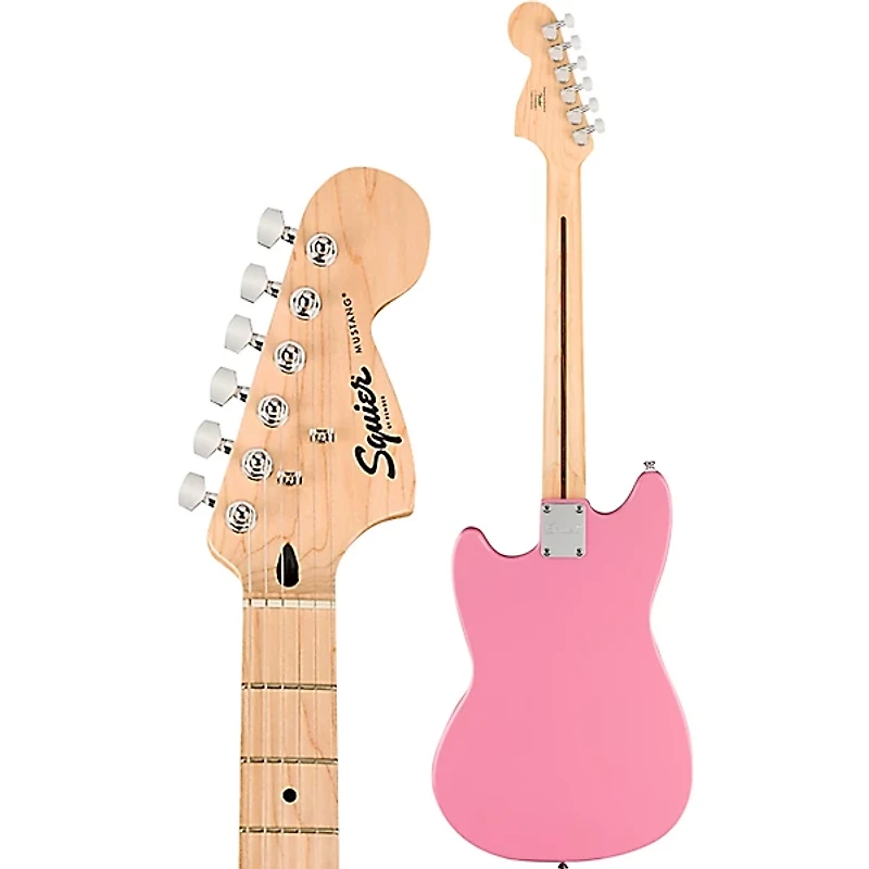 Squier Sonic Mustang HH Maple Fingerboard Electric Guitar Flash Pink