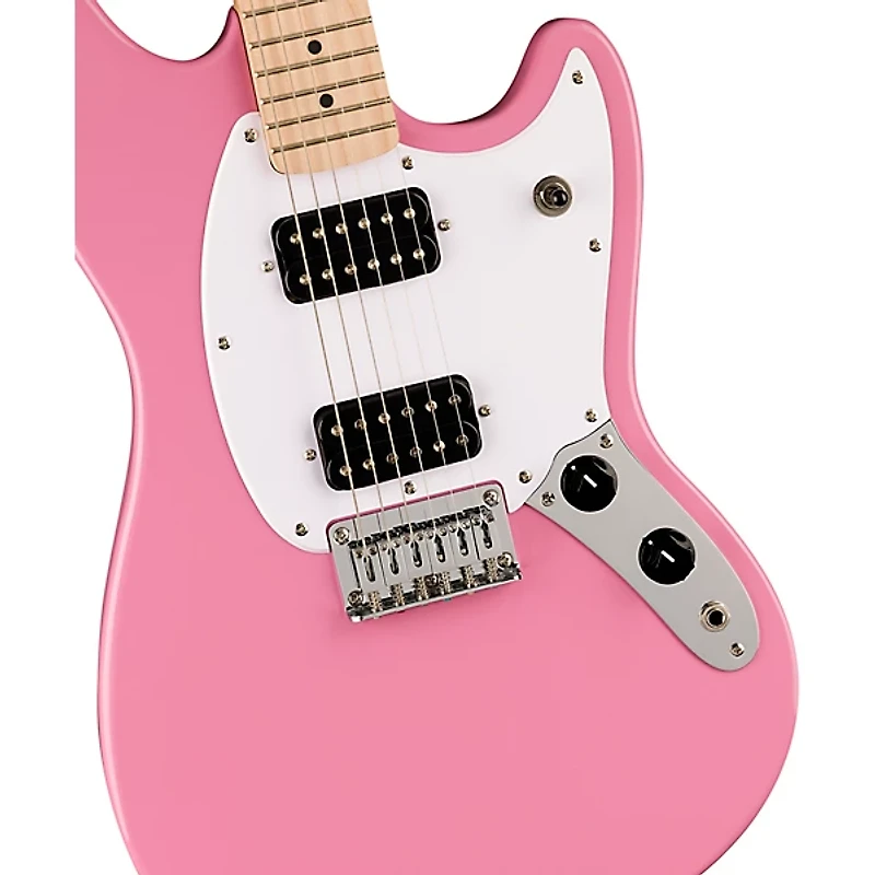 Squier Sonic Mustang HH Maple Fingerboard Electric Guitar Flash Pink