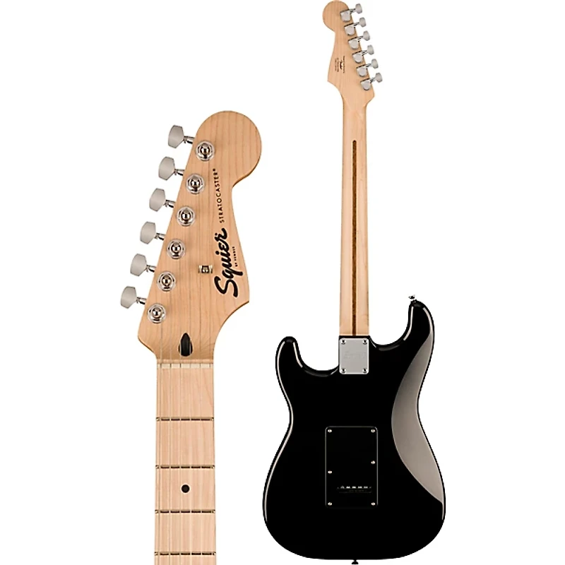 Squier Sonic Stratocaster HSS Maple Fingerboard Electric Guitar Black