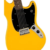 Squier Sonic Mustang Laurel Fingerboard Electric Guitar Graffiti Yellow