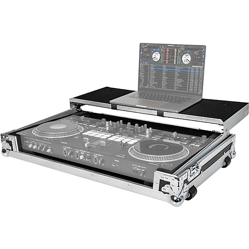 Headliner Flight Case with Laptop Platform & Wheels for Pioneer DJ DDJ-REV7
