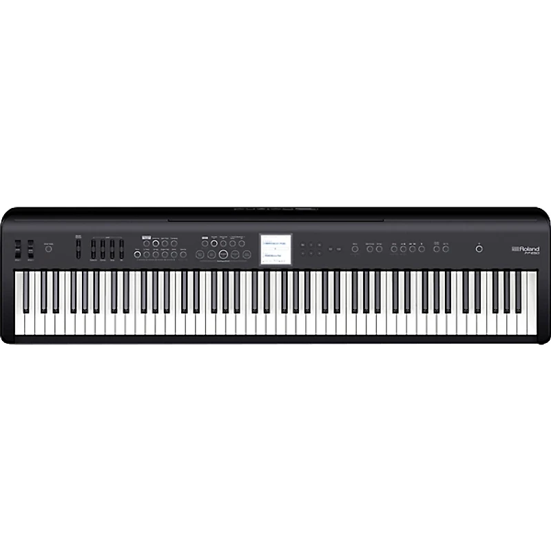 Roland FP-E50 Digital Piano With Matching Stand and Sustain Pedal Black