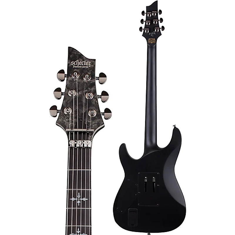 Schecter Guitar Research Ernie C C-1 Electric Guitar Black Reign