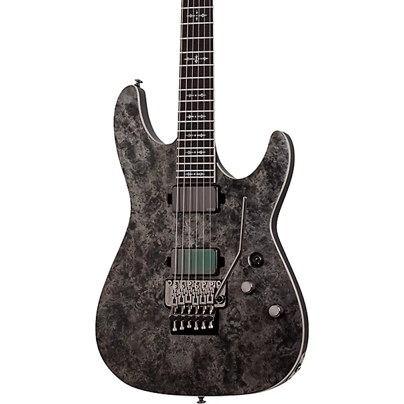 Schecter Guitar Research Ernie C C-1 Electric Guitar Black Reign
