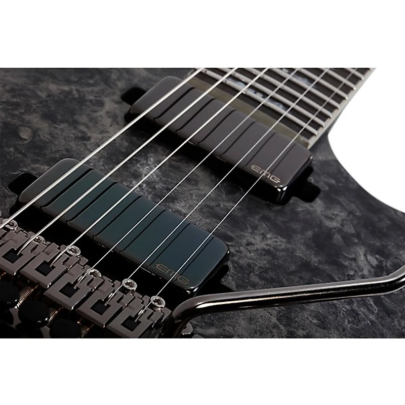 Schecter Guitar Research Ernie C C-1 Electric Guitar Black Reign