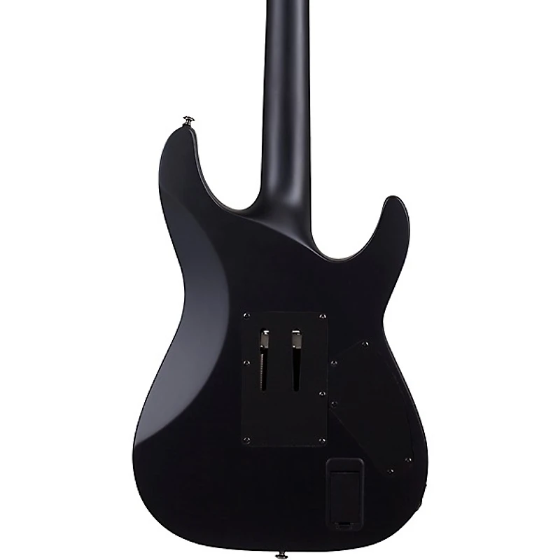 Schecter Guitar Research Ernie C C-1 Left Handed Electric Guitar Black Reign