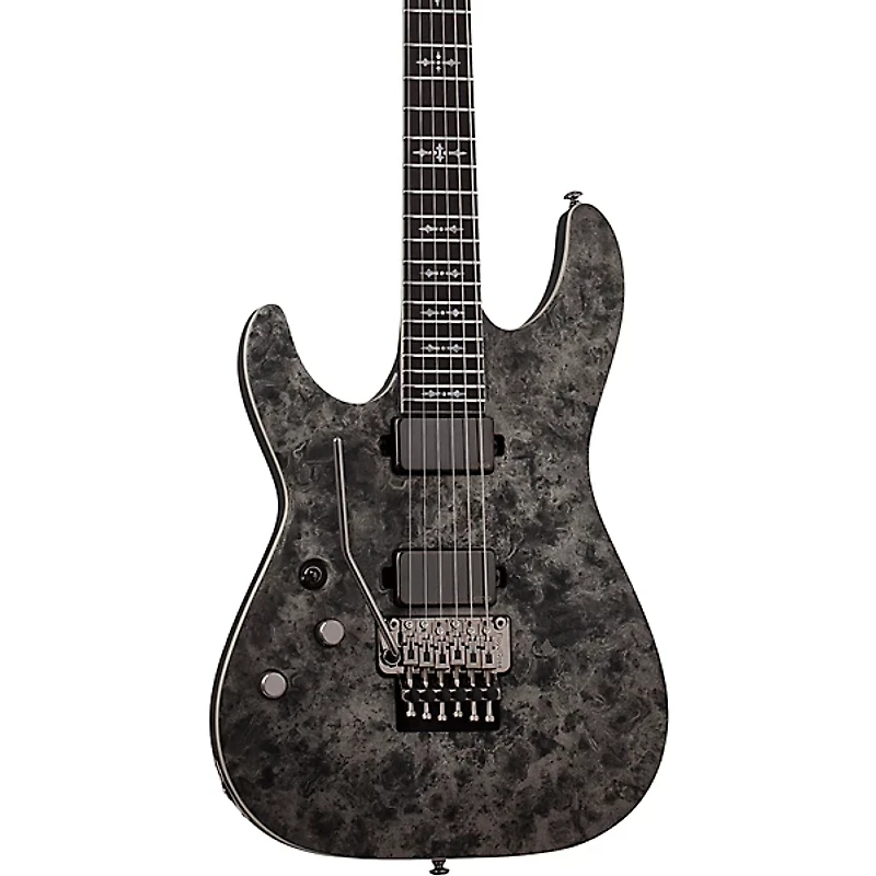 Schecter Guitar Research Ernie C C-1 Left Handed Electric Guitar Black Reign