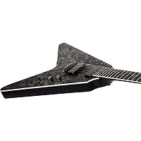Schecter Guitar Research Juan of the Dead V-1 Electric Guitar Black Reign