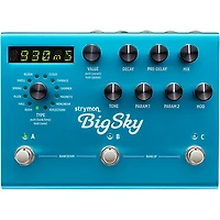 Strymon BigSky Reverberator Multi-Reverb Effects Pedal Blue