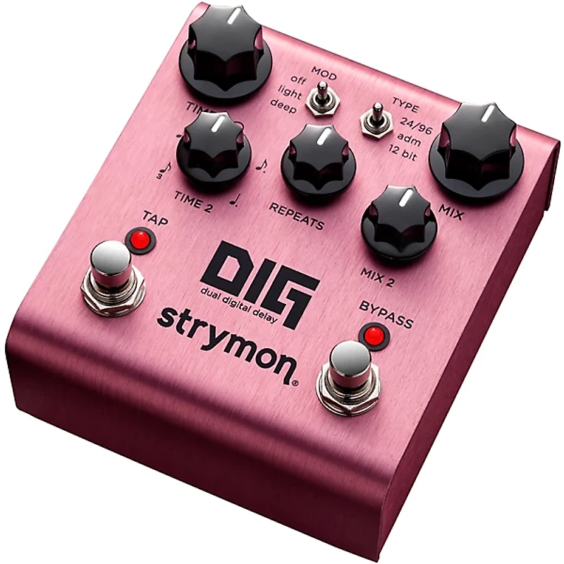 Strymon DIG Dual Digital Delay Effects Pedal Pink