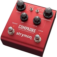 Strymon Compadre Dual Voice Compressor & Boost Effects Pedal Red