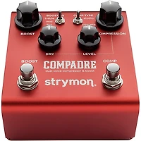 Strymon Compadre Dual Voice Compressor & Boost Effects Pedal Red