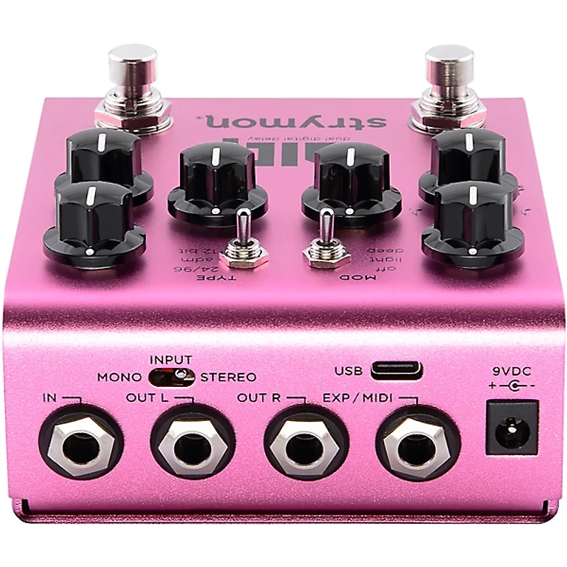 Strymon DIG V2 Dual Digital Delay Effects Pedal Pink