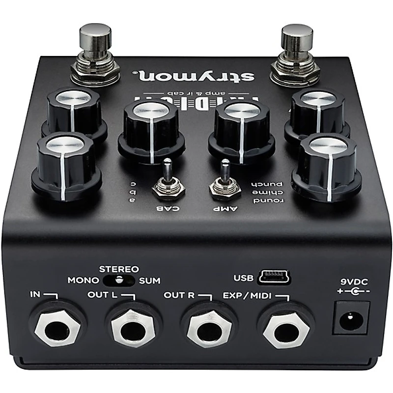 Strymon Iridium Amp and IR Cab Simulator Effects Pedal Black