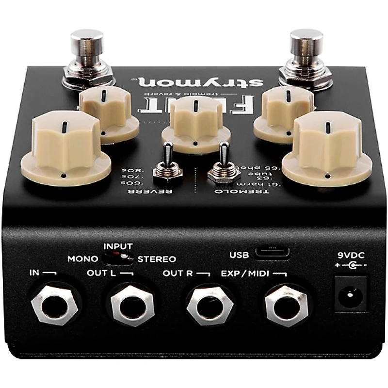 Strymon Flint V2 Tremolo & Reverb Effects Pedal Black