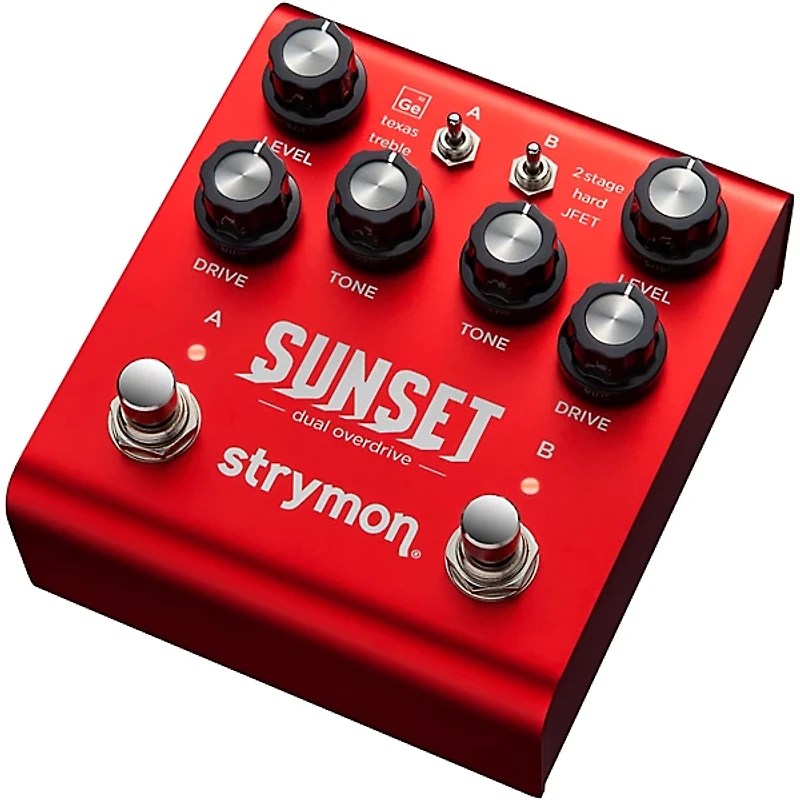 Strymon Sunset Dual Overdrive Effects Pedal Red