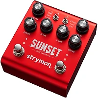 Strymon Sunset Dual Overdrive Effects Pedal Red