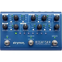 Strymon NightSky Time-Warped Reverberator Effects Pedal Blue