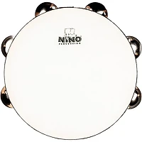 Nino Single Row Headed Wood Tambourine, Natural