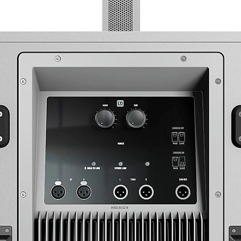 LD Systems MAUI44G2 Cardioid powered Column Loudspeaker, White