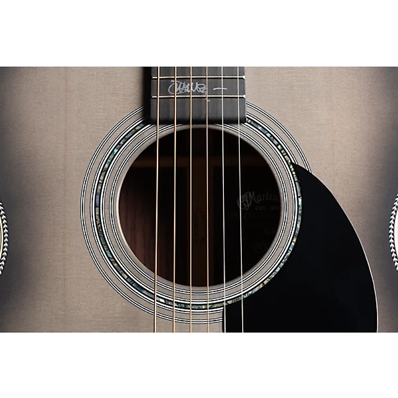 Martin OMJM 20th Anniversary John Mayer Signature Acoustic-Electric Guitar Gray Sunburst