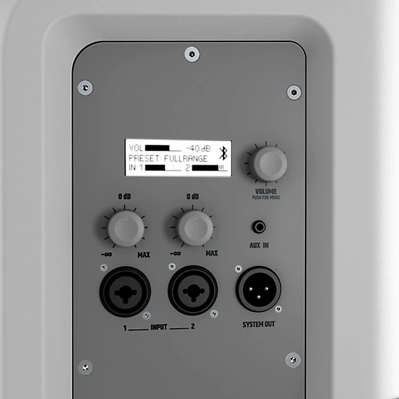 LD Systems ICOA 12 A BT W - 12" Powered Coaxial PA Loudspeaker with Bluetooth, White