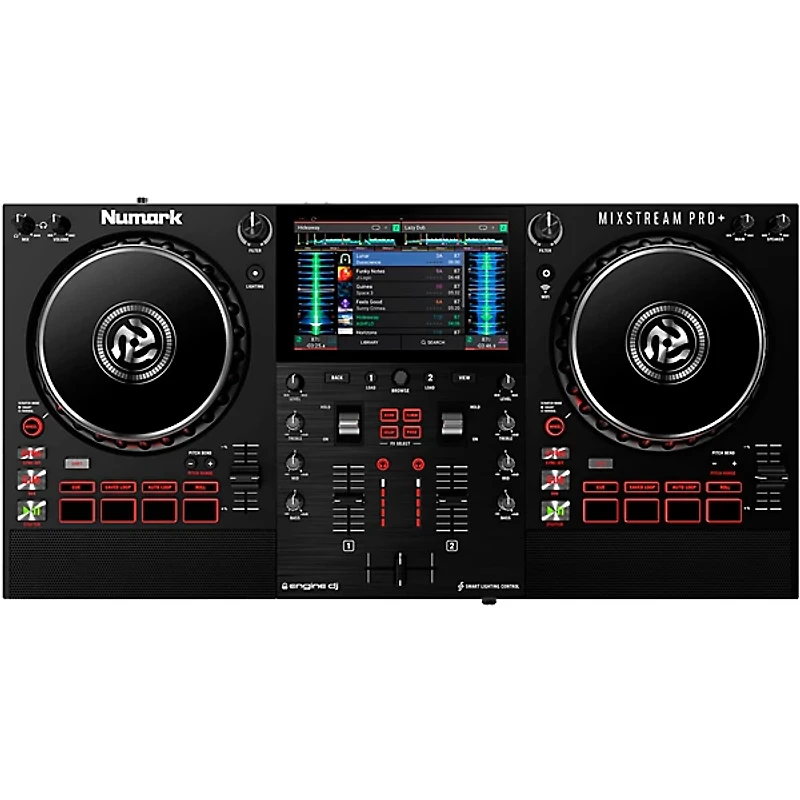 Numark Mixstream Pro+ Standalone Streaming DJ Controller Black