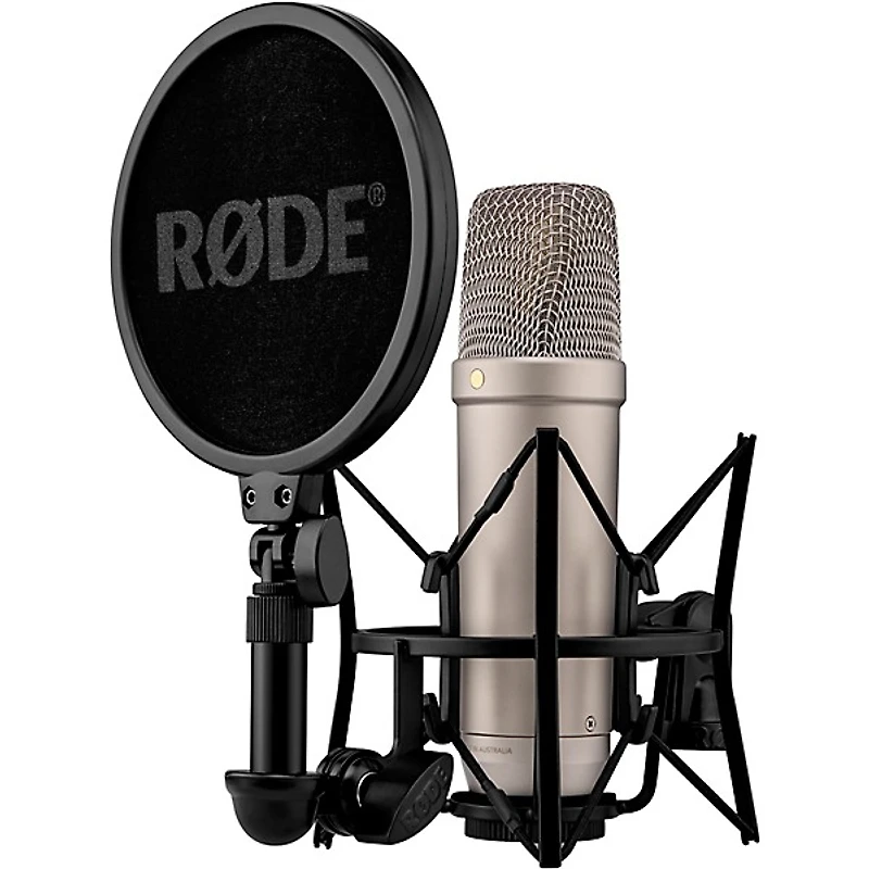 RODE NT1 5th-Generation Large-Diaphragm Microphone Silver