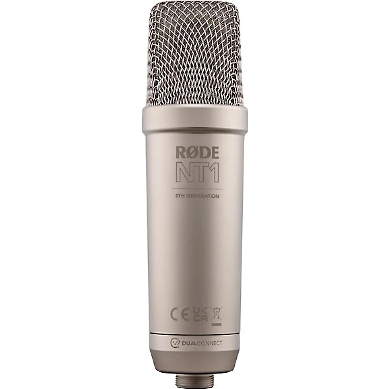 RODE NT1 5th-Generation Large-Diaphragm Microphone Silver