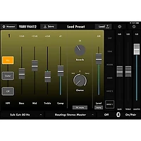 Harbinger VARI V4412 12" 625W Powered 2-Way Loudspeaker With Mixer, FX, App Control, Bluetooth, DSP & Smart Stereo