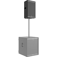 Harbinger VARI VR412 12" Powered 2-Way Loudspeaker With Wood Cabinet, Bluetooth, DSP and Tote Bag