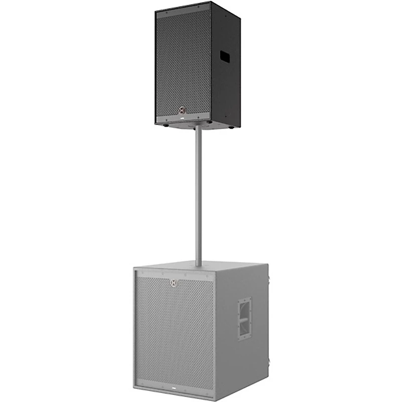 Harbinger VARI VR412 12" Powered 2-Way Loudspeaker With Wood Cabinet, Bluetooth, DSP and Tote Bag