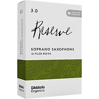 D'Addario Woodwinds Reserve, Soprano Saxophone Reeds - Box of 10