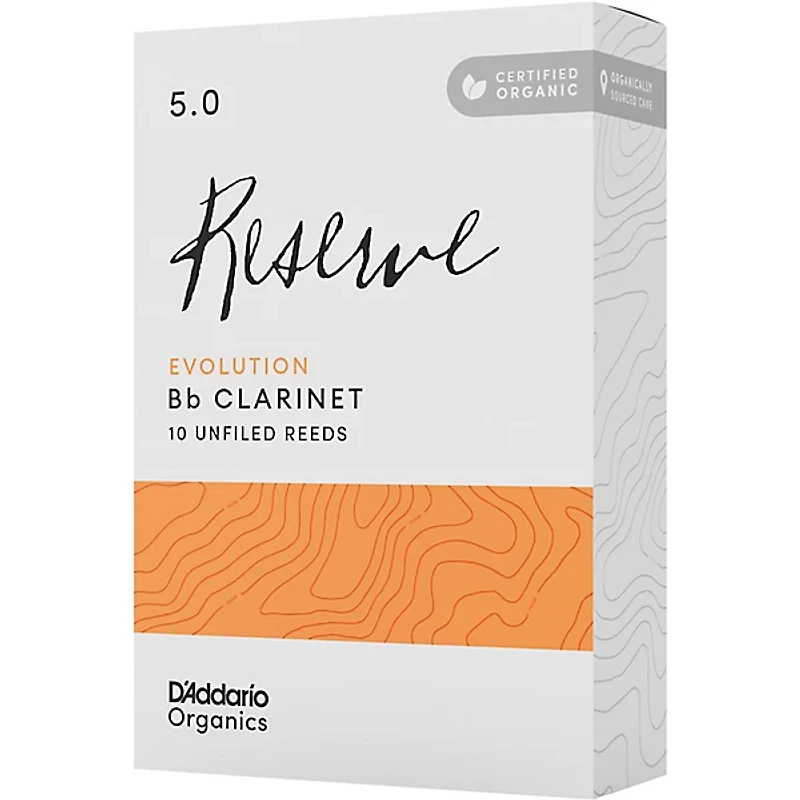 D'Addario Woodwinds Reserve Evolution, Bb Clarinet - Box of 10
