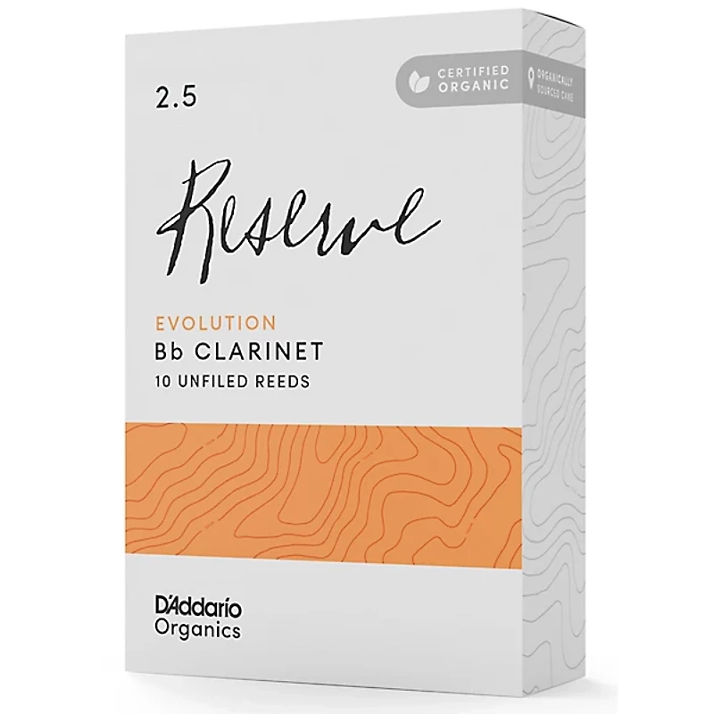 D'Addario Woodwinds Reserve Evolution, Bb Clarinet - Box of 10