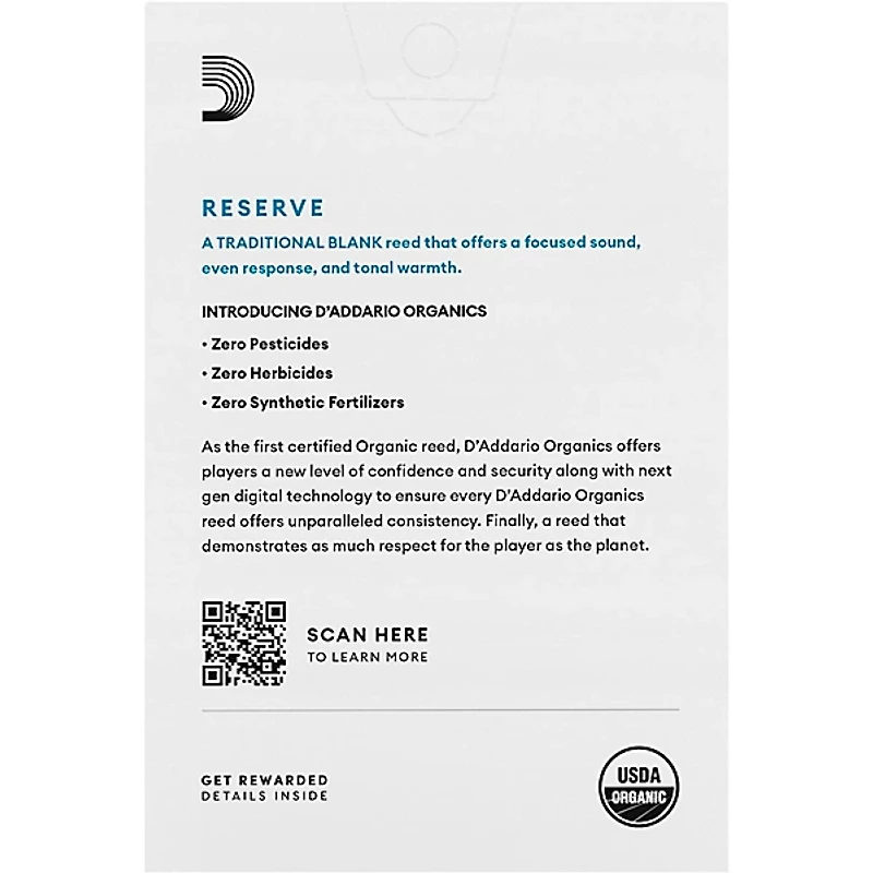 D'Addario Woodwinds Reserve, Bb Clarinet