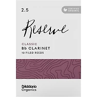 D'Addario Woodwinds Reserve Classic, Bb Clarinet Reed - Box of 10