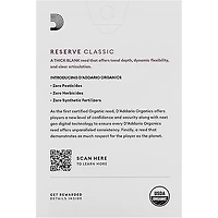 D'Addario Woodwinds Reserve Classic, Bb Clarinet Reed - Box of 10