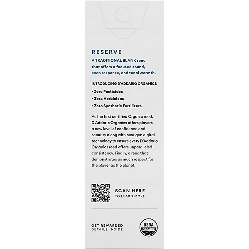 D'Addario Woodwinds Reserve, Bass Clarinet Reeds