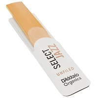 D'Addario Woodwinds Select Jazz Alto Saxophone Unfiled Organic Reeds Box of 10