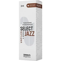 D'Addario Woodwinds Select Jazz, Baritone Saxophone - Unfiled,Box of 5