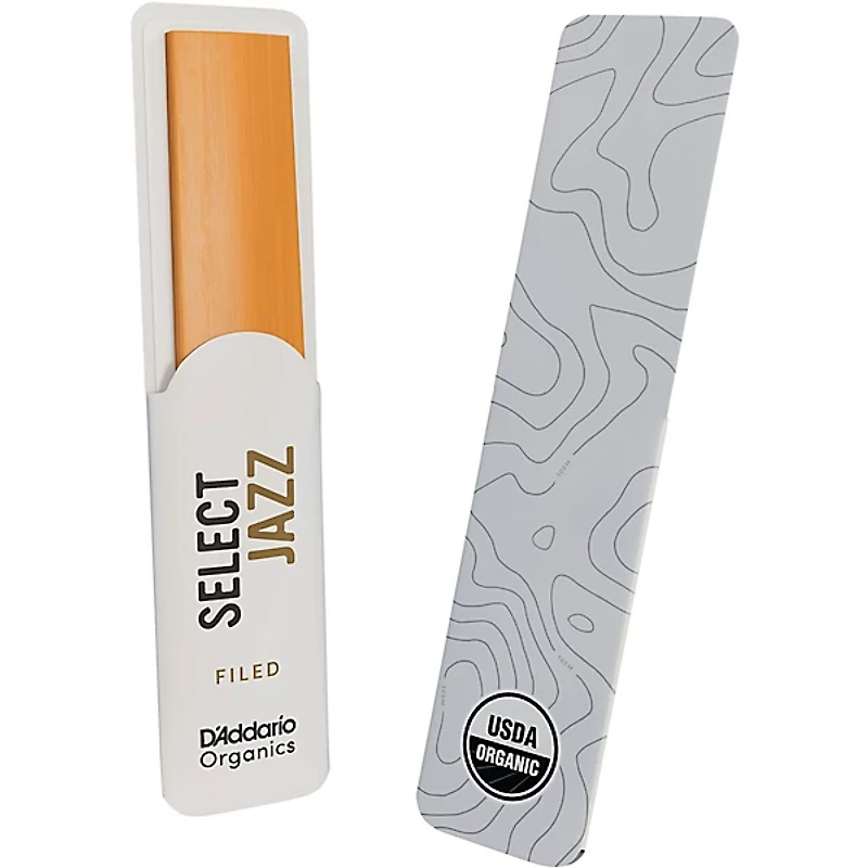 D'Addario Woodwinds Select Jazz, Tenor Saxophone Reeds - Filed,Box of 5