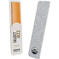 D'Addario Woodwinds Select Jazz, Tenor Saxophone Reeds - Filed,Box of 5