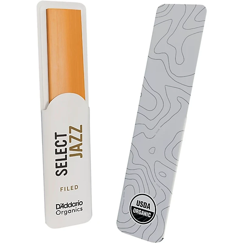 D'Addario Woodwinds Select Jazz, Tenor Saxophone Reeds - Filed,Box of 5