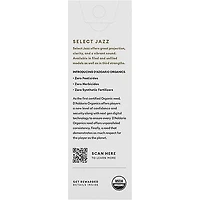D'Addario Woodwinds Select Jazz, Tenor Saxophone Reeds - Filed,Box of 5